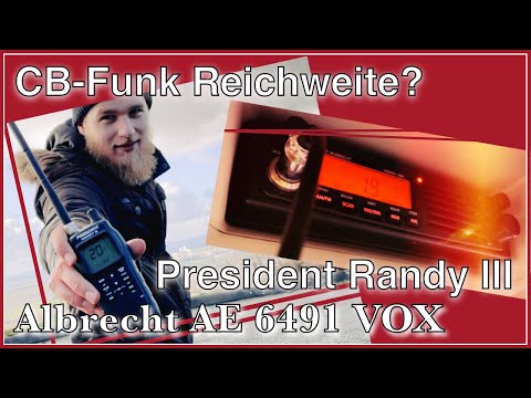 🚀 Der Praxistest zur CB Funk Reichweite ▶️ President Randy III am 🏔 und Albrecht AE 6491 VOX im 🚐💭
