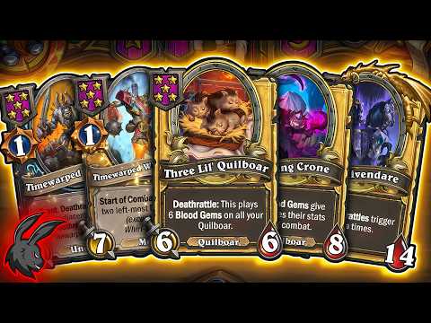 Insane Gem Buffs! @Slyders_HS | Hearthstone Battlegrounds Commentary