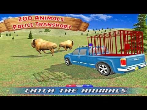 Police Truck Transport Animals