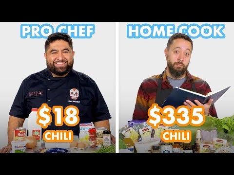 $335 vs $18 Chili: Pro Chef & Home Cook Swap Ingredients | Epicurious