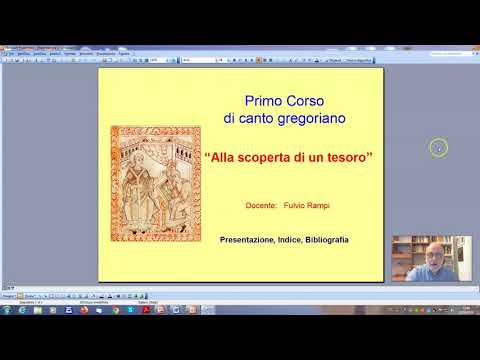 Video Manuale di Canto Gregoriano