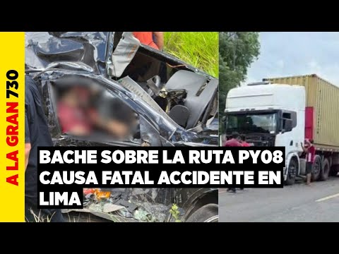 Madre e hijo mueren en accidente causado por un profundo bache en Lima, San Pedro