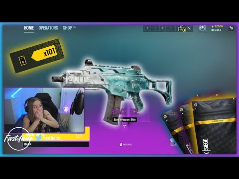 Luckiest 100+ Alpha Pack Opening Ever? - Rainbow Six Siege [2020]