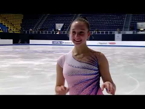 Aliaksandra Chepeleva - 2019 Junior World Figure Skating Championships- short program 