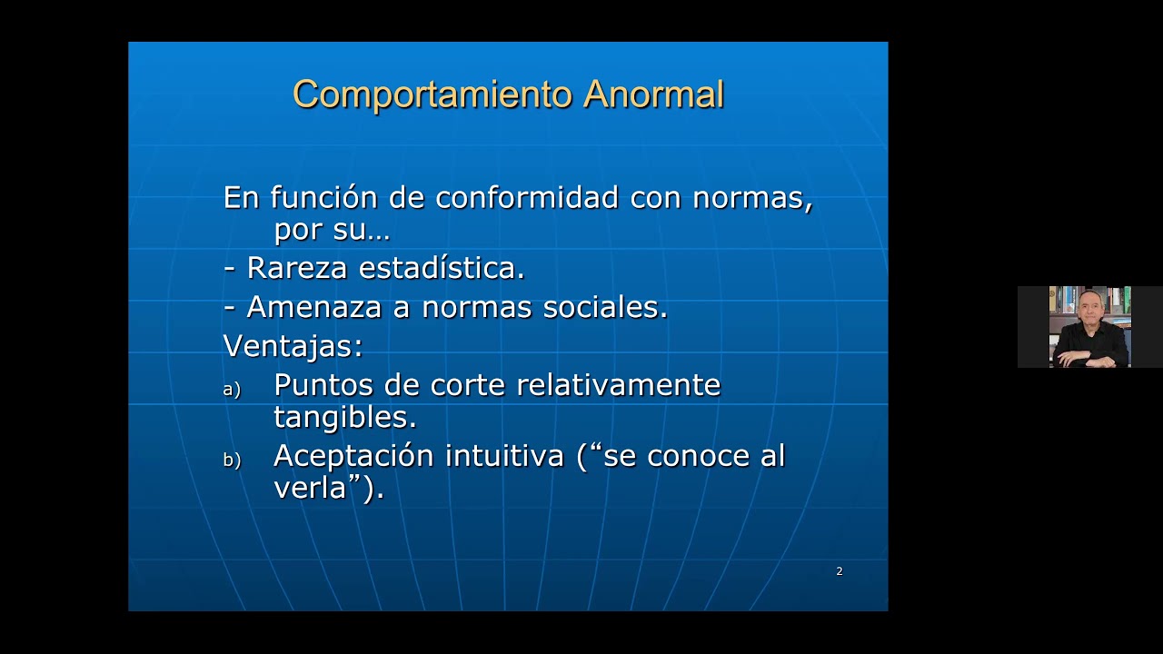 ¿Qué es lo anormal en Psicología?