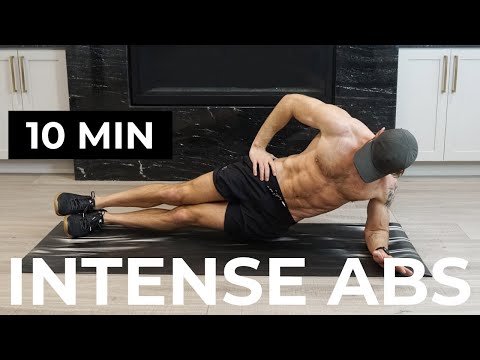 10 Min Intense Home Abs Blast | Get Shredded No Equipment!