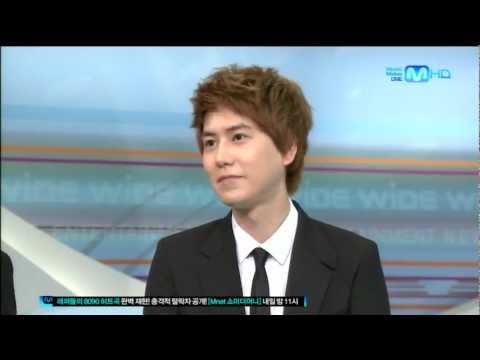 [HD] 120727 Kyuhyun's 6 empty seconds :) @ Mnet Wide Open Studio (SUPER JUNIOR)