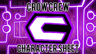 Crow Crew Character Sheet (reuploaded)