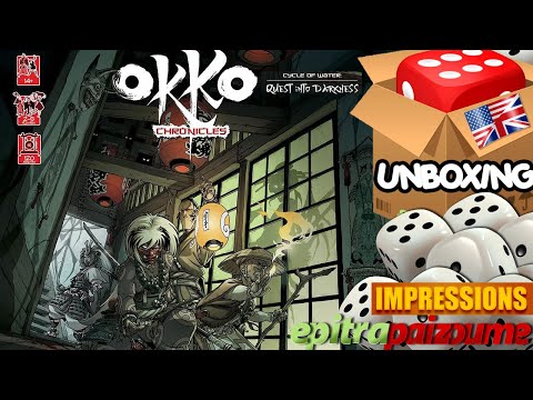 Okko Chronicles Cycle of Water Quest into Darkness - Unboxing & Impressions (EN) by Epitrapaizoume