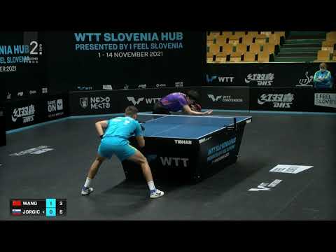 JORGIĆ WANG Namizni tenis: turnir svetovne serije, četrtfinale (M), prenos iz Laškega TEBLE TENNIS