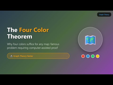 The Four Color Theorem: Why Only 4 Colors Are Needed!
