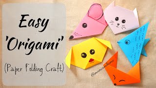Craft Ideas  5 Easy Paper folding Craft  Easy Orig