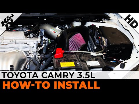 Toyota Camry 3.5L [#69-8618TS] K&N Air Intake Installation