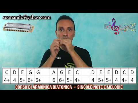 Corso di armonica a bocca - Lezione 07: Le note singole e le prime melodie
