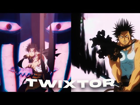 The Best Yami Sukehiro Twixtor 4k Clips (Black Clover)