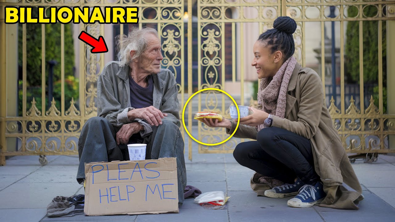 Millionaire Pretends To Be A Beggar In Front Of His Mansion, Watch the Shocking Ending!