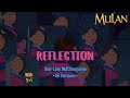 Mulan Reflection One Line Multilanguage W Lyrics Translation