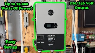 Ultimate Off Grid Inverter!  EG4 12,000 XP Testing, Setup
