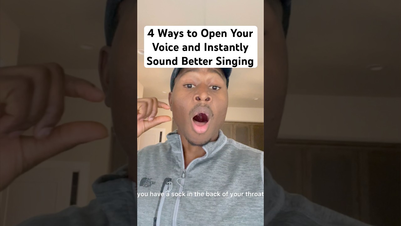 4 Ways to Open Your Voice and Sound Better Singing!