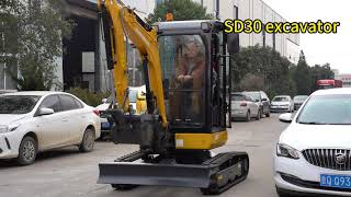 Miniescavatore SENDEMACH SD30 2.7Ton Crawler Excavator From China Factory nuovo | Immagine 5 - Machineryline