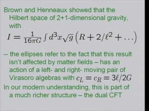 PiTP - 2+1-Dimensional Gravity Revisited - Edward Witten