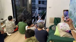 Re: [新聞] 竹北24樓住戶肉身與康芮拔河 人群搏命拉