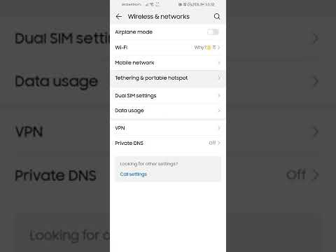 Did you know that your Huawei phone can use Wifi and Hotspot simultaneously?