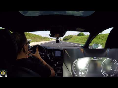 Volvo XC60 (2018) Assistance system check, lane keeping assist, distance system test, semi-autono...