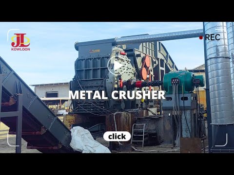 Metal Crusher Machine | Scrap Metal Recycling System - Kowloon Machinery