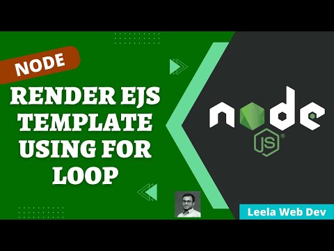 17. Render Products Data in the EJS Template using For loop and if Condition in Express - NodeJS