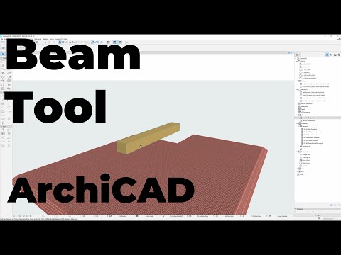 ArchiCAD tutorial - 10 - Beam Tool
