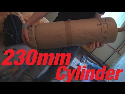 230mm italian Cylinder Shell - Bomba da Tiro (Stutata, Controbomba, Controcolpo) [Full HD]