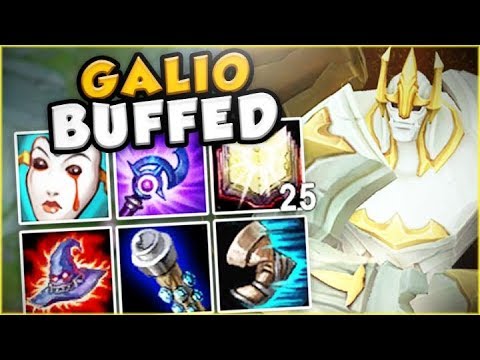 THESE NEW GALIO BUFFS MAKE HIM LITERALLY GOD TIER! NEW BUFFED GALIO TOP GAMEPLAY! League of Legends