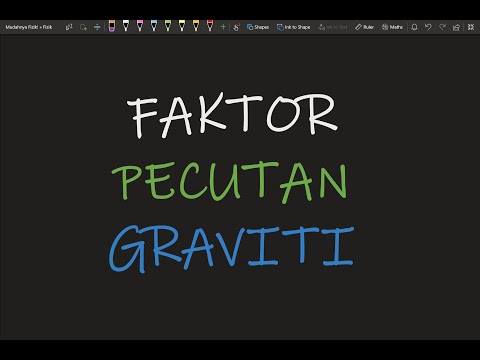 Fizik Tingkatan 4 KSSM Bab 2 Daya dan Gerakan I: Faktor pecutan graviti
