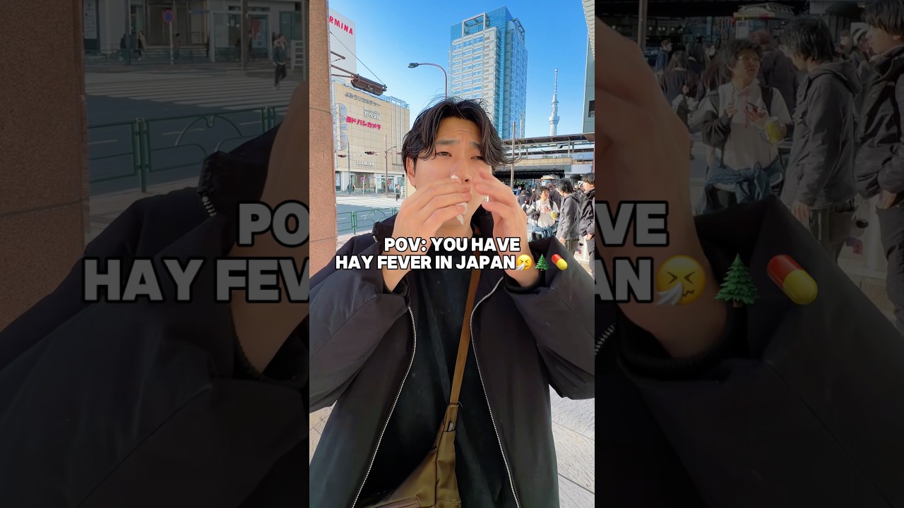POV: You Have Hay Fever In Japan🤧