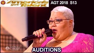 Christina Wells   sings “I Know Where I&#39;ve Been” AWESOME  America&#39;s Got Talent 2018 Auditions AGT