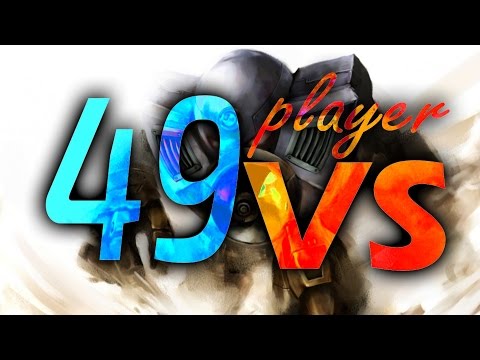 osu! 49 Player VS! // Team Nekokan - Can't Defeat Airman (Blue Dragon) [Holy Shit! It's Airman!!]