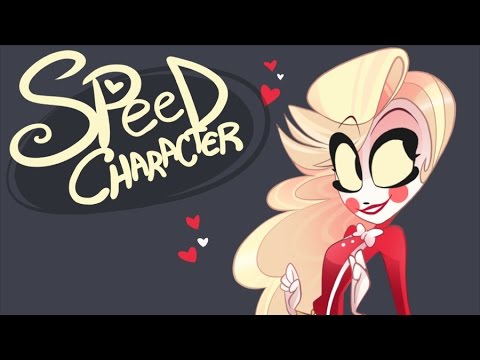 SPEED CHARACTER- Charlie (Hazbin Hotel)- VivziePop