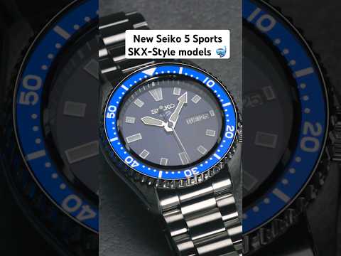 These are the new Seiko 5 Sports SKX-Style divers 🤿 #fratello #watches #seiko #SRPL85