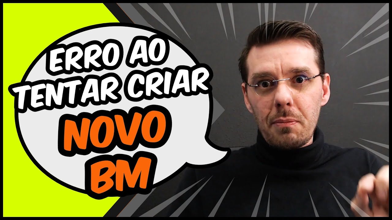 Erro ao criar um novo BM [Gerenciador de Negócios] | Facebook ADS