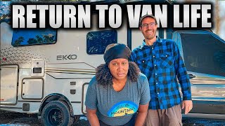 Winter Vanlife Big Changes Before Snow Season (reuniting with our tiny home)
