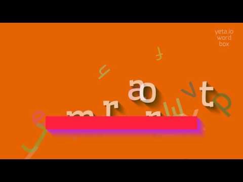 MARROT - HOW TO PRONOUNCE MARROT? #marrot