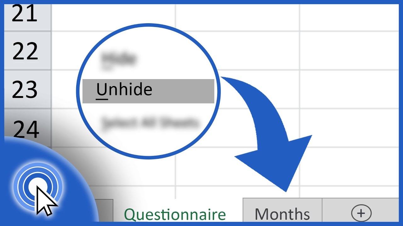 How to Unhide Sheets in Excel