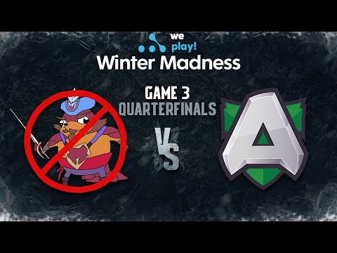 NoPangolier vs Alliance Game 3 - WePlay! Winter Madness - Quarterfinals