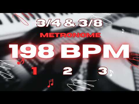 198 BPM - 3/4 & 3/8 Metronome
