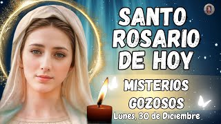 SANTO ROSARIO CORTO📿 DE HOY. MISTERIOS GOZOSOS. LUNES, 30 DE DICIEMBRE. #rosario