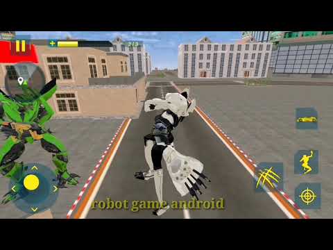 New cat robot transforming games with futuristic robot battle: robot attack