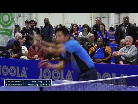 2018 JOOLA NA Teams Championships - Div 1 SF - Jishan Liang vs Tao Wenzhang (Highlights)