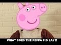 WHAT DOES THE PEPPA PIG SAY?! 