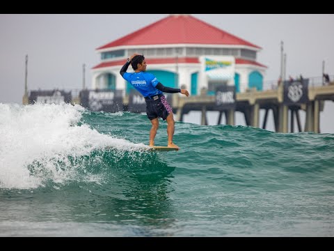 Jay r Esquivel Highlights at WSL Huntington Beach Longboard Classic